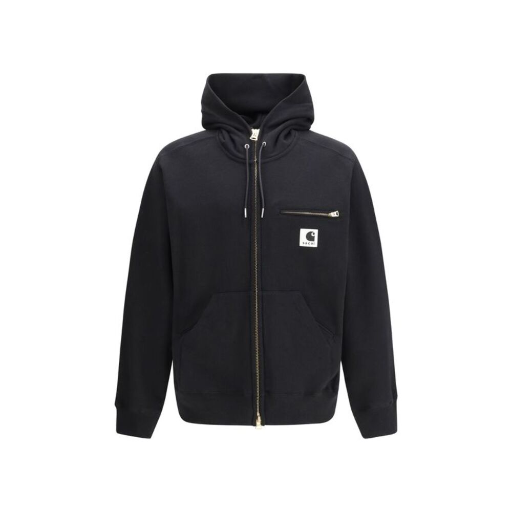 Sacai Men Cotton Jersey Hoodie By Sacai + Carhartt Wip